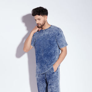 T-shirt en coton lourd lavé en gros OEM, T-shirt de fitness, T-shirt surdimensionné, T-shirt vintage pour homme, T-shirt personnalisé OEM - Product Image 3