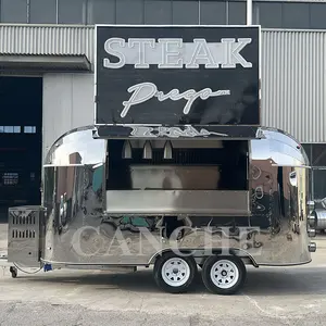Cucina Mobile camion di cibo completamente attrezzata grande Airstream nuova zelanda Standard cibo rimorchio per piccole imprese