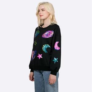 Sudadera Extra Grande para Mujer, 100% Algodón, Logotipo Frontal Personalizable, Tejido Preparado para el Invierno, Corte Holgado, Estilo Urbano, Comodidad - Product Image 1