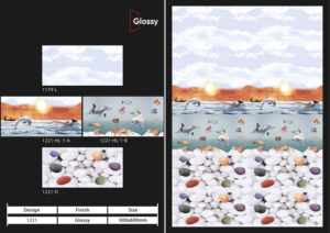 กระเบื้องบุผนังเซรามิกขนาด 300x600 มม. สำหรับห้องน้ำ ห้องครัว ผิวมันเงา/ด้าน ลายแกะสลักแบบน้ำตาล ดีไซน์ตกแต่งผนังภายในสุดหรู - Product Image 5