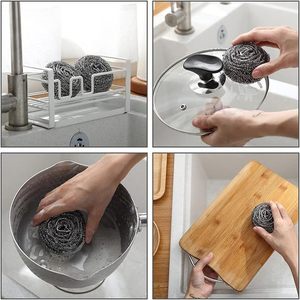 Etiqueta privada de Casalina Inox Extra grande estropajo Metal Acero inoxidable fregador para limpieza cocina Paquete de 3x30g - Product Image 2