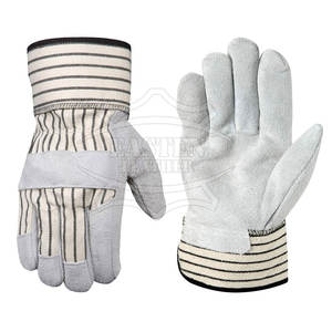 Guantes de Trabajo Personalizables de Marca Privada, Guantes de Seguridad de Cuero Suave, Hechos a su Medida, Duraderos, Transpirables y Libres de Silicona - Product Image 1