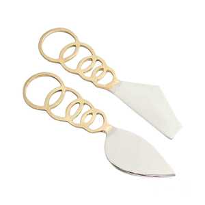 Esparcidor de queso de acero inoxidable de primera calidad al por mayor, juego de cuchillos para mantequilla, anillos, mango de diseño, uso en la cocina, rebanador de frutas, precio barato - Product Image 6