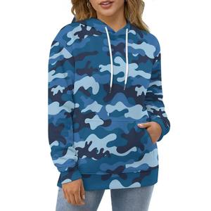 Sudadera con capucha de camuflaje digital informal de gran tamaño para hombre, Sudadera con capucha de otoño antiestática de lana transpirable - Product Image 6