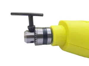 Máy khoan điện màu vàng 9mm chuck kích thước 10mm khoan điện được sử dụng để tạo lỗ trong các vật liệu khác nhau và vít lái xe - Product Image 5