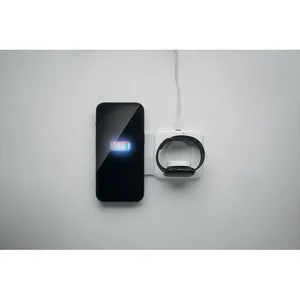 Caricabatterie FLIP 2 in 1 pieghevole gadget personalizzati - Product Image 1