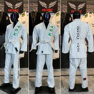 2025 Customized Brazilian Jiu-Jitsu White Gi, BJJ Gi Kimono, Brazilian Jiu Jitsu Uniform with Logo for Sale in USA - Product Image 6