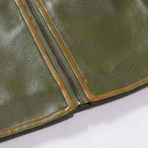 Veste en cuir remplie de duvet pour hommes sur mesure la plus vendue nouvelle veste d'hiver respirante avec logo de rue principale pour hommes - Product Image 2