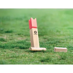 Jeu de lancer de disques volants personnalisés KING Wood - Produit de merchandising - Product Image 5