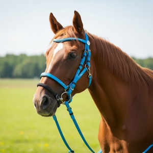 Brida para Caballo de Cuero de Primera Calidad con Hebillas Ajustables y Acolchado Suave | Equipo de Equitación Duradero para Entrenamiento y Exhibiciones - Product Image 2