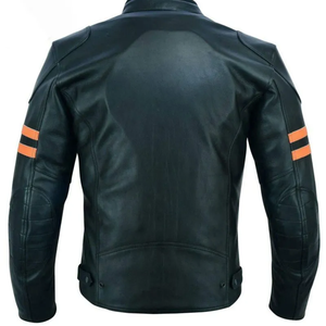 Diseño de calidad superior Mejor material Precio razonable Hombres Chaqueta de carreras de motos en diferentes diseños Chaqueta de cuero OEM personalizado - Product Image 6