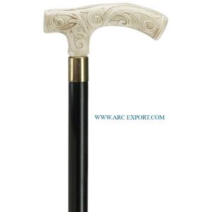 Bâton de marche de luxe en forme de rose polie miroir brillante conception merveilleuse faite à la main bâton de marche moderne le plus vendu d'Inde - Product Image 2