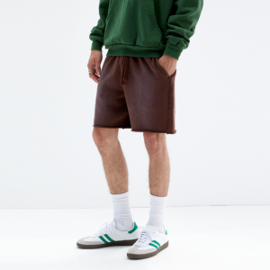 2025 nouveauté et haute qualité Vintage lavage sueur court hommes ceinture élastique confort Street Wear Jogging acide lavage Shorts - Product Image 2