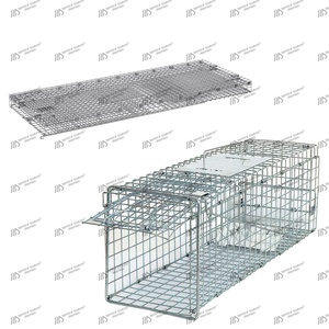 Cage de piège pour animaux de grande taille personnalisée CE à usage vétérinaire en acier galvanisé 100% étanche 1 an de garantie pour le sauvetage des animaux - Product Image 6