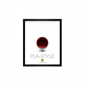 Marco de Plástico Negro Brillante Estilo PLA BÁSICO de 60x80cm NECR23 para Bubola y Naibo - Product Image 2