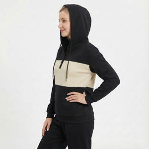 Sudaderas con Capucha Henley de Moda Urbana para Mujer, con Botones, Manga Larga, Casuales, Personalizadas, Precio al por Mayor - Product Image 2