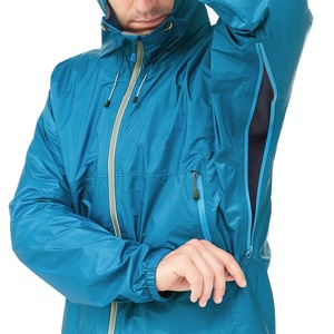 Chaqueta de Senderismo Impermeable y Cortavientos con Cuello Alto y Capucha para Hombre, Personalizada para Exteriores, con Revestimiento de Lona, 2023 - Product Image 4