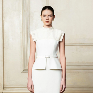 เสื้อเบลาส์ผู้หญิงหรูหรา, เสื้อเบลาส์แขนกุดทรงหลวมติดฉลากส่วนตัว - Product Image 1