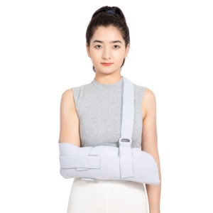 전문가용 양쪽 팔 보호대 의료용 조절 가능 통기성 패딩 지지대 수술 후 양쪽 어깨 부상 회복용 CE 인증 - Product Image 6