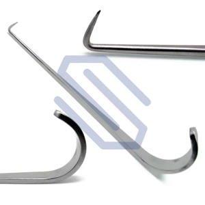 Gancho Traqueal Jackson de 6 Pulgadas, Instrumentos Médicos Quirúrgicos ORL de Acero Inoxidable con Certificación CE - Product Image 1