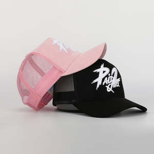 Haute qualité 5 panneau 3D broderie Logo casquette de camionneur personnalisé Oem gros maille Snap Back Gorras fête plage Performance toile - Product Image 2