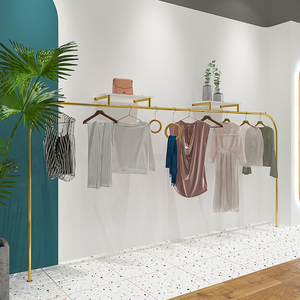 Vente en gros de présentoirs à vêtements pour tuyaux, porte-vêtements pour femmes, porte-vêtements mural - Product Image 3