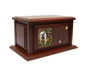 กรอบรูปสัตว์เลี้ยงทำจากไม้โกศสำหรับขี้เถ้ากระดูกโกศทำมือสำหรับแมวและสุนัข - Product Image 2