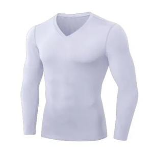 Chemises tricotées anti-rides à séchage rapide pour hommes légers Vêtements décontractés respirants Prix raisonnable Meilleur Rash Guard Polyester - Product Image 5