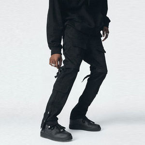 กางเกงคาร์โก้ขาตรงแบบพรีเมี่ยมกางเกงผ้าฝ้ายกางเกงใส่ทำงานทนทานต่อการสึกหรอกางเกงใส่ทำงานกางเกงทำงาน - Product Image 2