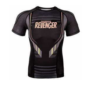 Camisetas de compresión de manga corta personalizadas para luchadores, color negro, gran oferta, Bjj R - Product Image 5