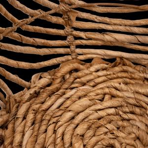 Panier rond en jacinthe d'eau torsadée, tissé à la main, panier de rangement, vente en gros, écologique, fabriqué au Vietnam - Product Image 4