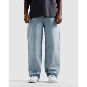 กางเกงยีนส์ทรงฟลาร์เอวสูงลายสัตว์และดอกไม้สไตล์วินเทจ Y2K ฮิปฮอป กอธิค แต่งลายถักและหมุด - Product Image 5