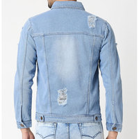 Vestes en jean décontractées pour hommes, marque privée, hiver - Service OEM, 100% coton, respirantes et à séchage rapide, logo personnalisé