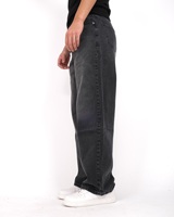 Jeans en denim coupe droite taille mi-haute, style décontracté, fabriqués sur mesure, vente en gros d'usine, pour hommes et femmes, idéaux pour le quotidien