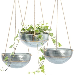 Exclusive Planter Galvanized Planter Round Modern Fashionable Trending Design New Arrivals Flower Pot Plant Holder - Product Image 5