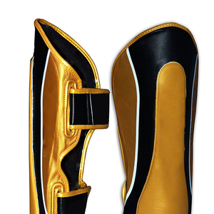 Espinilleras de seguridad con logotipo personalizado para adultos Almohadillas de paso de Karate elásticas MOQ bajo con diseño protector a todo color - Product Image 6