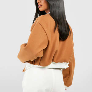 Veste universitaire pour femmes de qualité supérieure, design tendance, vêtements en tricot, veste universitaire personnalisée, vente en gros - Product Image 2