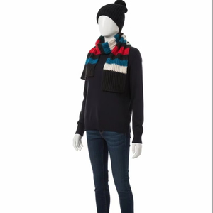 Bufandas de invierno acrílicas para adultos, material de punto suave, cálido y cómodo, accesorio para clima frío, para hombres y mujeres, ropa de moda para exteriores - Product Image 5