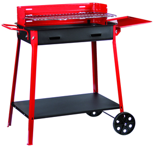 Barbecue con Ruote e Mensola Cm. 60x40x85 H - Product Image 1