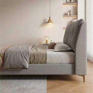 Base de Cama con Sistema de Elevación a Gas de Alta Gama, Estilo Italiano, Tapizada en Cuero, Cabecera Acolchada, Silenciosa, de Madera Maciza, Tamaño King - Product Image 3