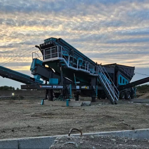 Usine de criblage et de lavage de sable mobile | machine de nettoyage de sable portable pour projets - Product Image 1