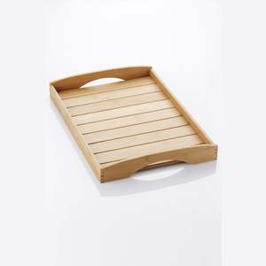 Bandeja de Madera Simple para Servir, Estilo Minimalista, Decoración Calma, Espacio de Cocina Ordenado - Product Image 3