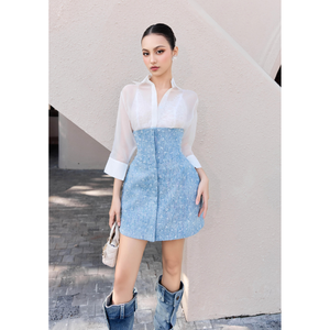 Camisa de hielo de fábrica de ropa OEM de Vietnam para mujer, a la moda estilo elegante, tela de alta calidad, Enzo Leo, entrega rápida - Product Image 6