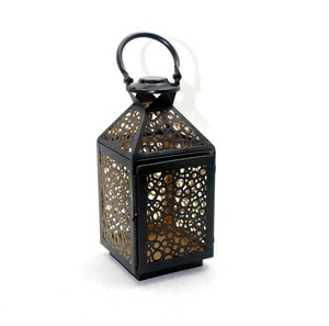 Home & <b>Garden</b> Iron <b>Lantern</b> Black Color Custom Size <b>Candle</b> Holder and <b>Candle</b> Stand for Home Decoration Handmade - Product Image 4