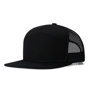 7 Panel Flat Bill Trucker <b>Hat</b> <b>for</b> <b>Men</b> Women Structured Personalized Custom Mesh Back Snapback <b>Baseball</b> Caps 2026 - Product Image 2