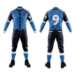 Nueva llegada 2025 uniforme de béisbol personalizado diferente diseño mejor precio uniforme de béisbol para ropa juvenil - Product Image 1
