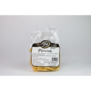 Pasta Tissi Friuliana Non Raffinata Penne/Mostaccioli Tubolari 250g X 12pz, Grano Duro come Ingrediente Principale, Confezionata in Sacchetto - Product Image 1