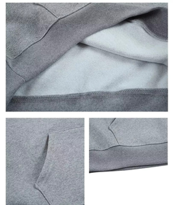 2025 hommes pulls à capuche décontractés personnalisé OEM brodé poids lourd hiver pull épais polaire plaine conception à capuche pour unisexe - Product Image 6