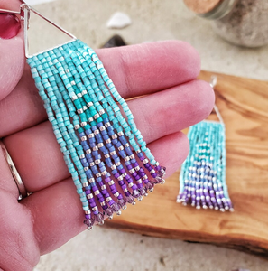 Pendientes Borla Flecos-Dorado-Largo - Product Image 2