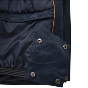 Chaqueta de conducción de esquí de calle alta de invierno para hombre de color personalizado con capucha ajustada a prueba de viento de poliéster - Product Image 5